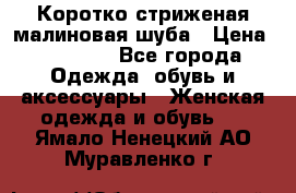 Коротко стриженая малиновая шуба › Цена ­ 10 000 - Все города Одежда, обувь и аксессуары » Женская одежда и обувь   . Ямало-Ненецкий АО,Муравленко г.